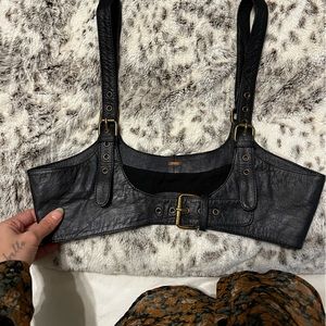 Free People Rebel Leather Harness